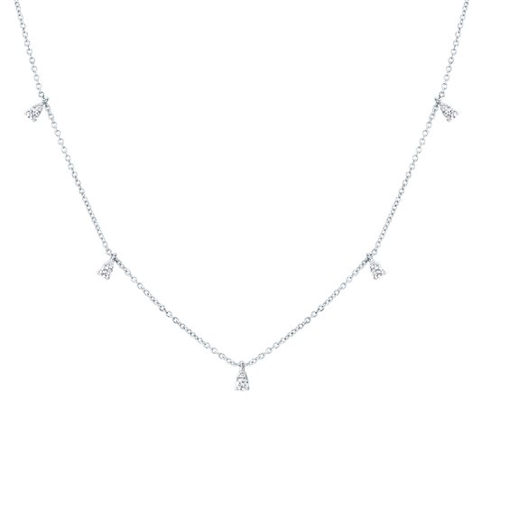 Necklace Mirco Visconti Woman in White Gold Diamante 0.46 Ct ABA1314 - ABA1314